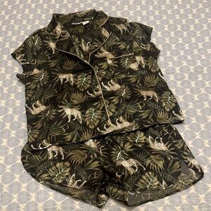 Tommy Bahama Leopard Leaf Pajama Set